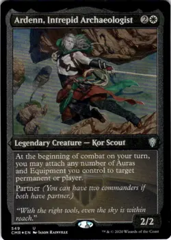 MTG Ardenn, Intrepid Archaeologist (Etched) (549) | NM Foil | Cmd Legends {CMR} - Image 2