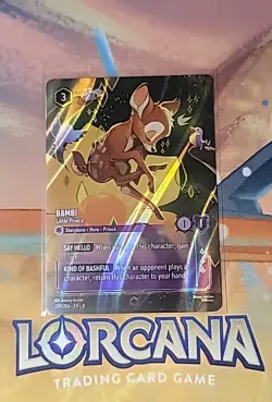 Bambi - Little Prince Enchanted Rare 209/204 - Disney Lorcana Reign Of Jafar - Image 2