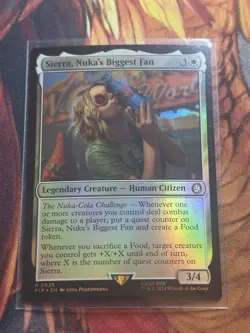 Sierra, Nuka's Biggest Fan - Foil Fallout MTG - Image 2