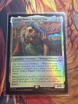 Sierra, Nuka's Biggest Fan - Foil Fallout MTG - Image 4