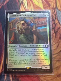 Sierra, Nuka's Biggest Fan - Foil Fallout MTG - Image 5