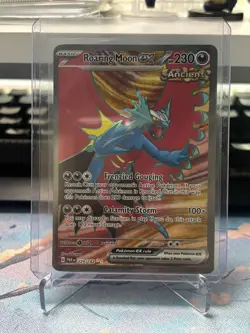Roaring Moon EX 229/182 Scarlett & Violet Paradox Rift Pokemon Full Art Holo - Image 1