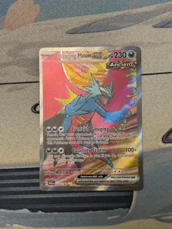 Roaring Moon EX 229/182 Scarlett & Violet Paradox Rift Pokemon Full Art Holo - Image 2
