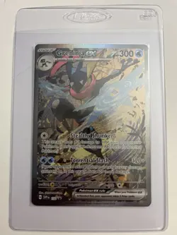 Pokemon TCG Greninja ex 132 Sv: Scarlet & Violet Black Star Promo NM/M - Image 1
