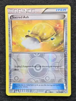Sacred Ash 96/106 Reverse Holo Pokemon Flashfire NM - Image 1