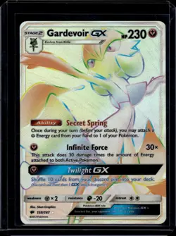 2017 Pokemon Sun & Moon Burning Shadows Gardevoir GX #159/147 - Image 1