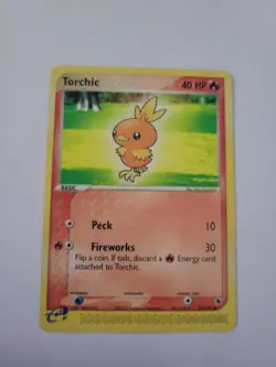 Pokemon TCG Torchic EX Ruby and Sapphire 73/109 Regular Common Fire LP - Image 1