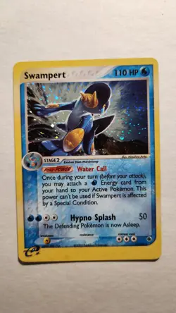 2003 Swampert 13/109 - EX Ruby & Sapphire Holo Rare - Pokemon TCG - LP - Image 1