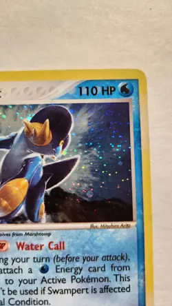 2003 Swampert 13/109 - EX Ruby & Sapphire Holo Rare - Pokemon TCG - LP - Image 2