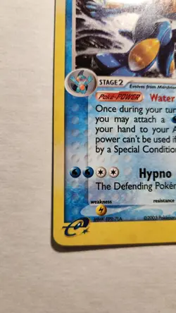 2003 Swampert 13/109 - EX Ruby & Sapphire Holo Rare - Pokemon TCG - LP - Image 4