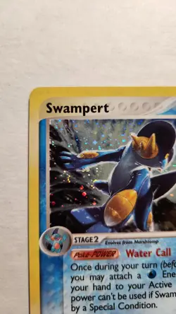 2003 Swampert 13/109 - EX Ruby & Sapphire Holo Rare - Pokemon TCG - LP - Image 5