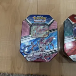 All 3 Pokemon V Heroes 2022 4 pack V Tins ESPEON SYLVEON UMBREON FACTORY SEALED - Image 2