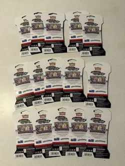 Pokemon Scarlet & Violet JOURNEY TOGETHER TCG booster LOT OF 15 PACKS TOTAL NEW - Image 2