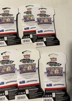 Pokemon Scarlet & Violet JOURNEY TOGETHER TCG booster LOT OF 15 PACKS TOTAL NEW - Image 5
