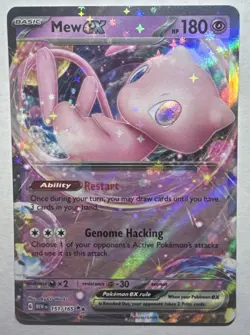Mew ex - 151/165 Double Rare Scarlet and Violet 151 Pokemon TCG - Image 1