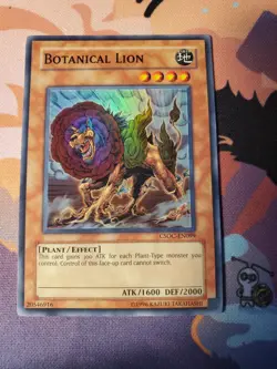 Yu-Gi-Oh! Botanical Lion CSOC-EN099 Super Rare Unlimited Edition - Image 1