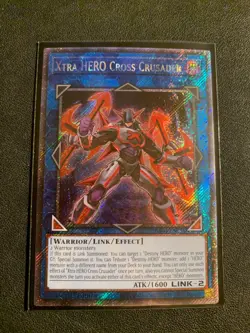 Xtra HERO Cross Crusader (Platinum Secret Rare) - Yugioh - Image 1