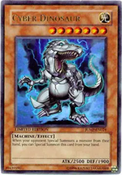 1x (HP) Cyber Dinosaur - JUMP-EN024 - Ultra Rare - Limited Edition YuGiOh - Image 1