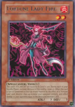 1x (NM) Fortune Lady Fire - ANPR-EN011 - Rare - Unlimited Edition YuGiOh - Image 1
