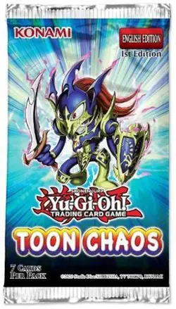 Toon Chaos 1st Edition Booster Pack (Yugioh) Sealed Yugioh - Image 1