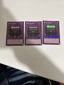 X3 Royal Decree THSF-EN058 The Secret Forces 1st Edition - Image 1