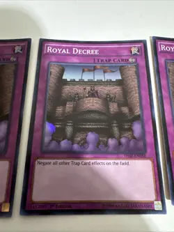 X3 Royal Decree THSF-EN058 The Secret Forces 1st Edition - Image 3