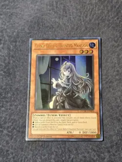 *** GHOST BELLE & HAUNTED MANSION *** ENGLISH ULTRA RARE DUDE-EN004 NM YUGIOH! - Image 1