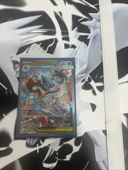 Mega Lucario Ex Alternate Art 179/132 Mega Evolution Secret Rare Pokemon Card Nm - Image 1