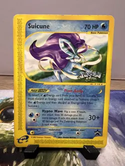 Suicune 53 4Ever Movie WOTC Black Star Promo Pokemon Card - Image 1