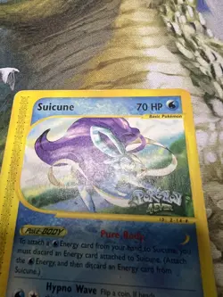 Suicune 53 4Ever Movie WOTC Black Star Promo Pokemon Card - Image 2