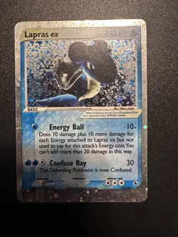 Lapras EX 99/109 Ruby and Sapphire Holo Pokemon TCG Ultra Rare Card Near Mint - Image 1