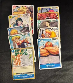 One Piece 82 Cards Bulk Lot TCG C and UC Mixed Cards Near Mint ENGLISH - Image 3