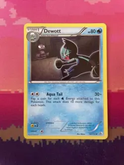 Pokemon Card Dewott Legendary Treasures Uncommon 38/113 Near Mint - Image 1
