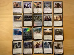 Magic The Gathering Lot Of 20 White Cards Including Rares and Mythics NM - Image 1