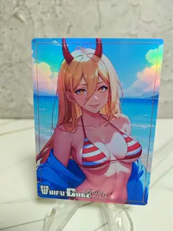 Power Trading Card Waifu Goddess Story Anime Girl holo Karte Manga Full Art - Image 1