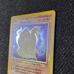 Ninetales 012/102 Base Set Holo Pokemon Card TCG LP/MP - Image 2