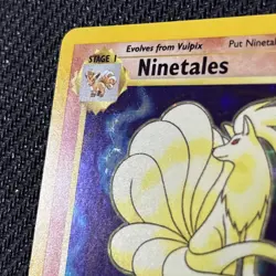 Ninetales 012/102 Base Set Holo Pokemon Card TCG LP/MP - Image 3