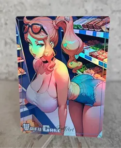 Sonia Trading Card Waifu Goddess Story Anime Girl holo Karte Manga Full Art - Image 1