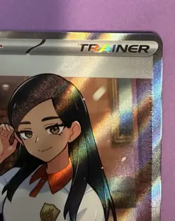 Pokemon Eri Full Art Trainer Prismatic Evolutions SV Ultra Rare Card 136/131 - Image 4