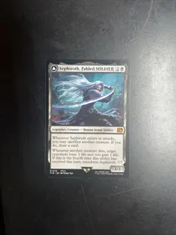 Magic the Gathering Sephiroth Fabled Soldier Final Fantasy Card NM Condition - Image 1