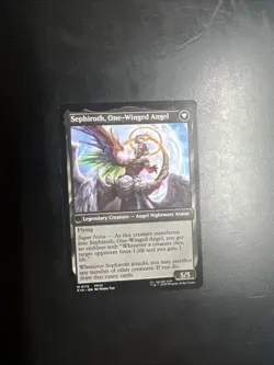 Magic the Gathering Sephiroth Fabled Soldier Final Fantasy Card NM Condition - Image 2
