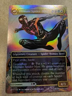 Miles Morales - #200 Foil (Borderless) Marvel's Spider-Man - Mtg - Image 2