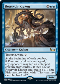 Near Mint, English - 4 x MTG Reservoir Kraken Streets of New Capenna - Image 1