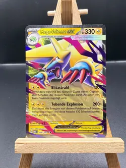 Pokemon Karte „Mega-Voltenso ex“ 050/132 „Mega-Entwicklung“ Deutsch / NM - Image 1