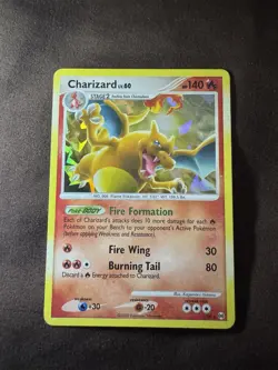 Charizard Holo 2009 Pokemon Platinum Arceus Cracked Ice #1/99 LP - Image 3