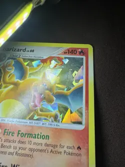 Charizard Holo 2009 Pokemon Platinum Arceus Cracked Ice #1/99 LP - Image 4