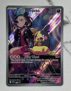 Pokemon TCG Marnie's Morpeko SVP 206 Rival Battle Deck Black Star Promo - Image 1