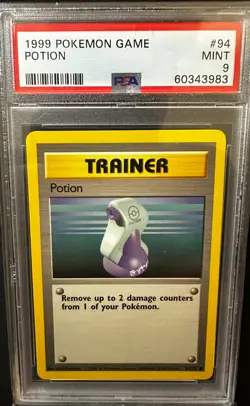 PSA 9 - 1999 POKEMON GAME #94 POTION - Image 1