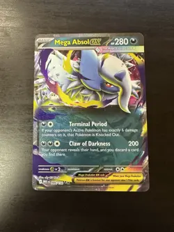 Mega Absol ex 086/132 Double Rare - Pokemon TCG Mega Evolution - NM - Image 1