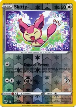 4x NM-Mint Skitty - 141/189 - Common - Reverse Holo Pokemon Darkness Ablaze - Image 1